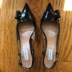 Black Patent Fratelli Rossetti Sling Back SZ 39.5